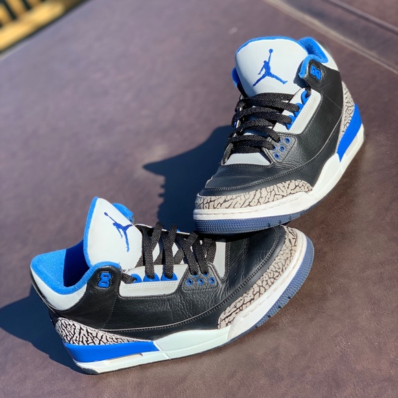 Jordan sportblue 3s - Picture 2 of 3